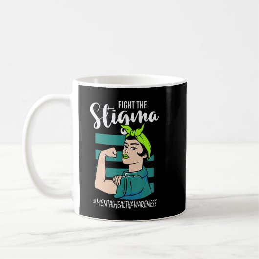 Mug Lutter contre la stigmatisation et la stabilité me (Gauche)