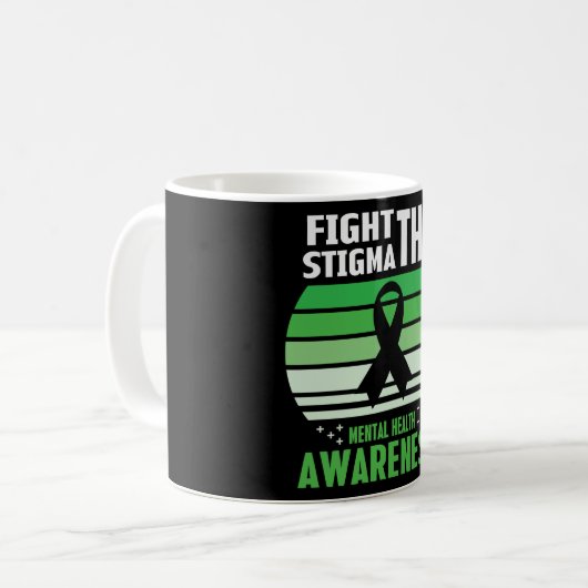 Mug Lutter contre la stigmatisation Mois de sensibilis (Devant gauche)