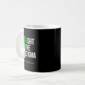 Mug Lutter contre la stigmatisation verte cheveux ribb (Devant gauche)