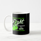 Mug Lutter Contre le cancer de la bille Papillon vert (Gauche)