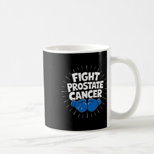 Mug Lutter contre le cancer de la prostate Bleu Ruban (Droite)