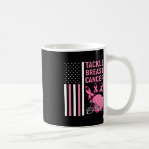 Mug Lutter contre le cancer du sein Football drapeau a