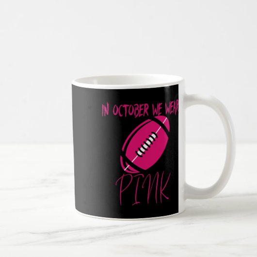 Mug Lutter contre le cancer du sein Survivant Football (Droite)