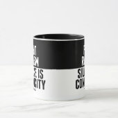 Mug Lutter contre le racisme Le silence est complexe N (Centre)