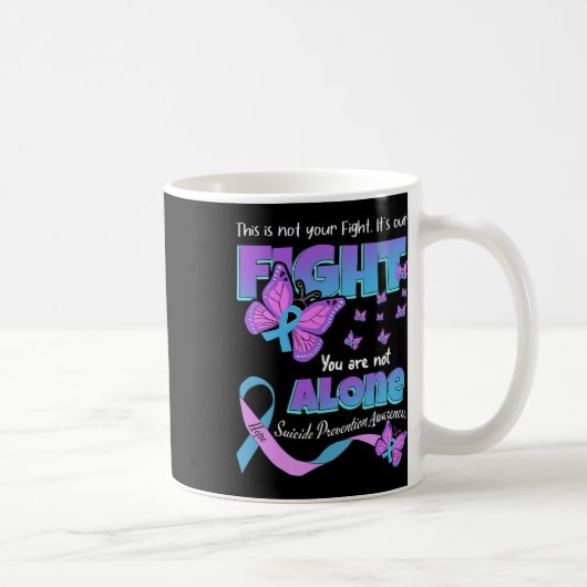Mug Lutter contre le suicide Prévention Vous Problème (Droite)