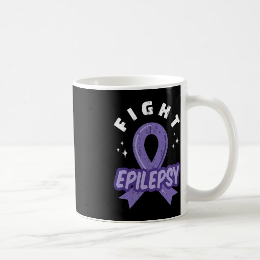 Mug Lutter contre l'épilepsie violette Sensibilisation (Droite)