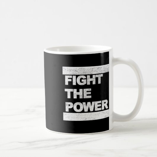 Mug Lutter contre les conceptions déprimées Power Grap (Droite)