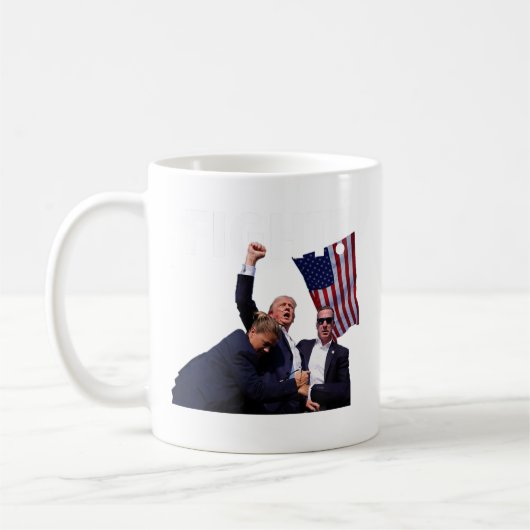 Mug Lutter Contre Trump 2024 Victime D'Une Blessure Lo (Gauche)