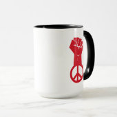 Mug Lutter pour la paix (Devant droit)