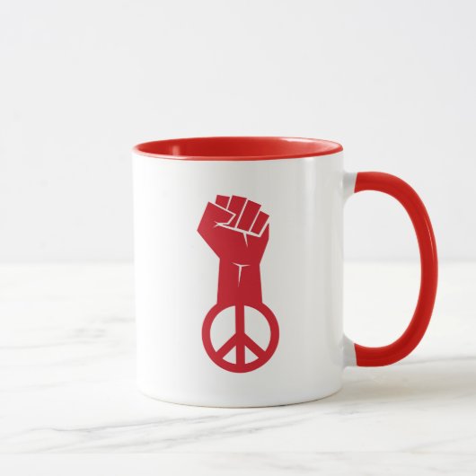 Mug Lutter pour la paix (Droite)