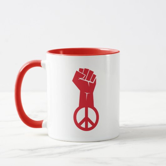 Mug Lutter pour la paix (Gauche)