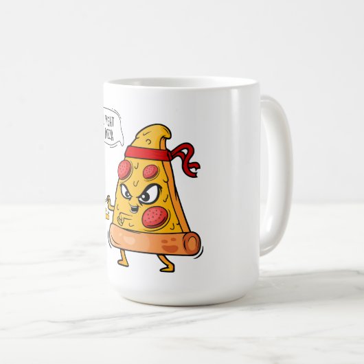 Mug Lutter pour la pizza (Devant droit)