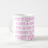 Mug Lutter pour les femmes (Devant gauche)