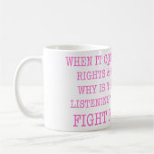 Mug Lutter pour les femmes (Gauche)