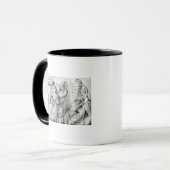 Mug Luttez entre les guerriers et un dragon, c.1450 (Devant gauche)