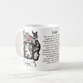 Mug Lutz, l'origine, la signification et la crête sur (Devant gauche)