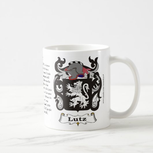 Mug Lutz, l'origine, la signification et la crête sur (Droite)