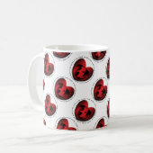 Mug Luv-A-Bull American Bulldog Pit Bull Heart (Devant gauche)