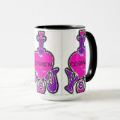 Mug LUVMUG™ Carmen- LUVYBZ® Love Cadeaux Café Cup (Devant droit)