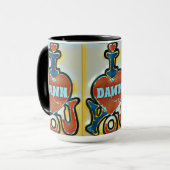 Mug LUVMUG™ Dawn - LUVYBZ® Love Gifts Coffee Cup (Devant gauche)