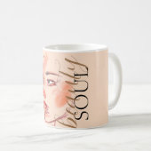 Mug Luxe Beauté Soul Aquarelle Script Monogramme (Devant droit)