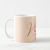 Mug Luxe Beauté Soul Aquarelle Script Monogramme (Gauche)