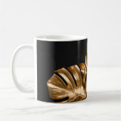 Mug Luxe design moderne or polygone arrière - plan 3d  (Gauche)