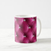 Mug Luxe Glam Rose Faux Velvet (Devant droit)