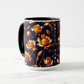 Mug Luxe Gold Boho Rose Collection moderne (Devant gauche)