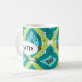 Mug Luxe green garden art (Devant gauche)