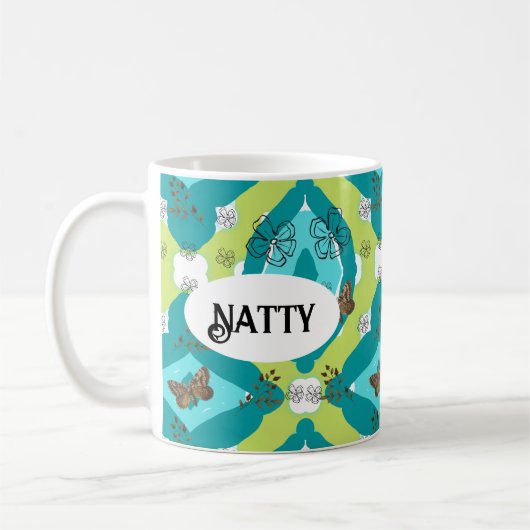 Mug Luxe green garden art (Gauche)