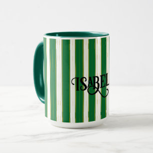 Mug Luxe Linge Moderne Green Gold Texture Collection