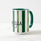 Mug Luxe Linge tendance Green Texture Collection (Devant droit)