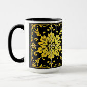 Mug Luxe Moderne Elégante Collection Florale (Gauche)
