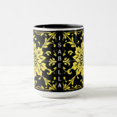 Mug Luxe Moderne Elégante Collection Florale (Centre)