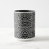 Mug Luxe Moderne Léopard Blanc Elégante Collection (Centre)