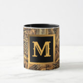 Mug Luxe Unique Bois Or Monogramme (Centre)