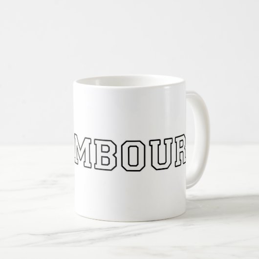 Mug Luxembourg (Devant droit)
