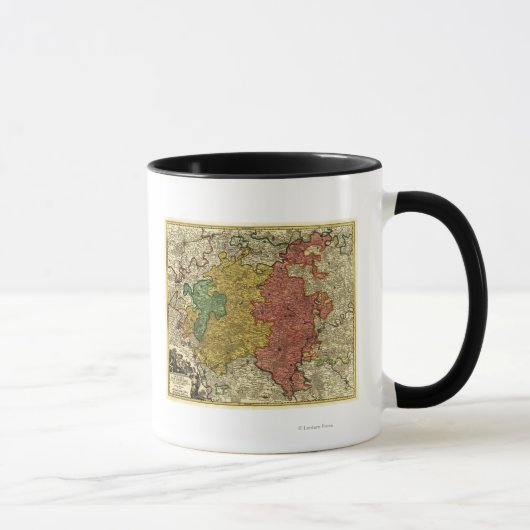 Mug Luxembourg- Carte panoramiqueLuxembourg (Droite)
