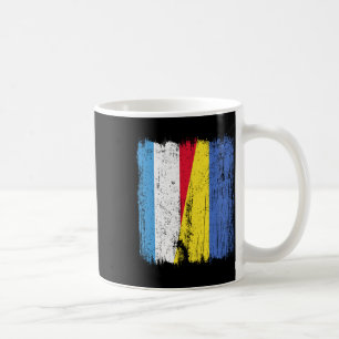 Mug Luxembourg Ukraine Demi-drapeau Luxembourgeois Ukr