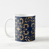 Mug Luxueuse Marine Ornate Gold (Gauche)