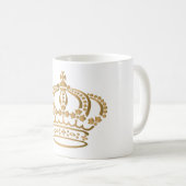 Mug Luxueux Gold Crown (Devant droit)