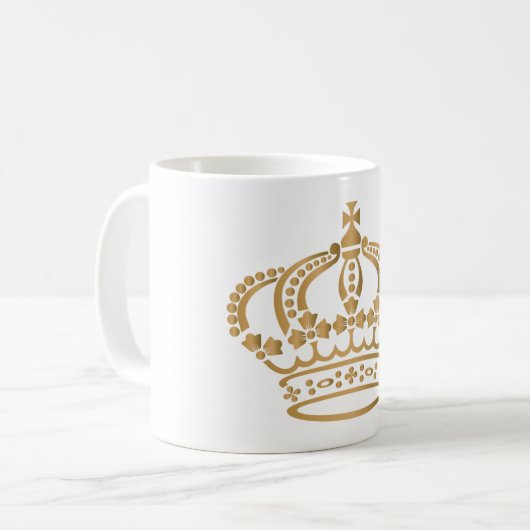 Mug Luxueux Gold Crown (Devant gauche)