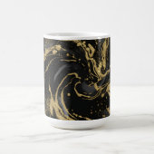 Mug Luxury Gold and Black Abstract Marble (Centre)