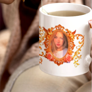 Mug Luxury Gold Frame for Your Photos | Personalized C