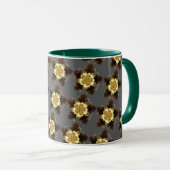 Mug Luxury Golden Floral Mandala Ornamental Design (Devant droit)