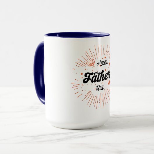 Mug Luxury Happy Father’s Day Gift Elegant Dad Port (Devant gauche)
