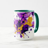 Mug Luxury Ink & Gold Leaf Personalized (Devant droit)