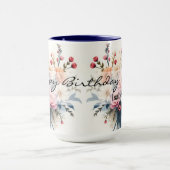 Mug Luxury Modern Wildflowers Beautiful Collection (Centre)