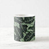 Mug Luxury nature leaves background. Floral pattern, T (Centre)